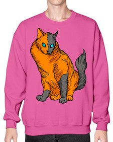 Cat 54# - cartoon animals- Sweatshirt - Crew