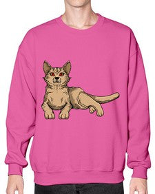 Cat 56# - cartoon animals- Sweatshirt - Crew