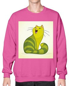 Cat 63# - cartoon animals- Sweatshirt - Crew
