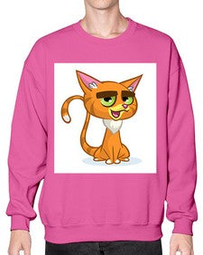 Cat 65# - cartoon animals- Sweatshirt - Crew