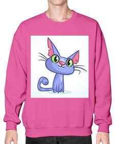Cat 68# - cartoon animals- Sweatshirt - Crew