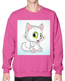 Cat 72# - cartoon animals- Sweatshirt - Crew