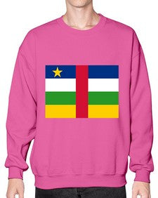 Central African Republic 551# - world flags- Sweatshirt - Crew