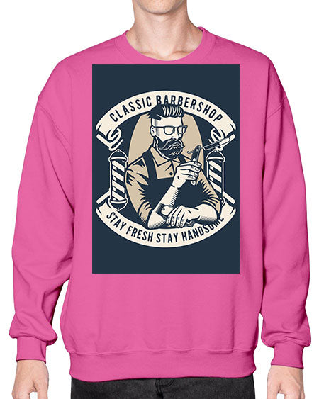 Classic Barber Shop657# - barber- Sweatshirt - Crew