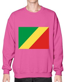 Congo Republic of the 614# - world flags- Sweatshirt - Crew