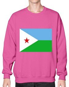 Djibouti 670# - world flags- Sweatshirt - Crew