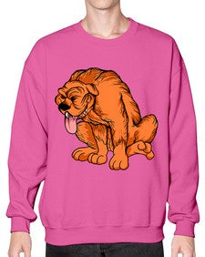 Dog 100# - cartoon animals- Sweatshirt - Crew