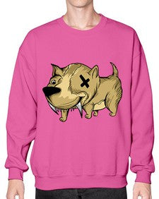 Dog 104# - cartoon animals- Sweatshirt - Crew