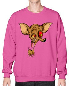 Dog 106# - cartoon animals- Sweatshirt - Crew
