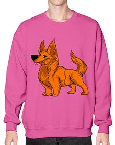 Dog 110# - cartoon animals- Sweatshirt - Crew