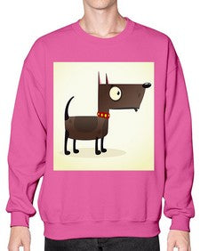 Dog 87# - cartoon animals- Sweatshirt - Crew