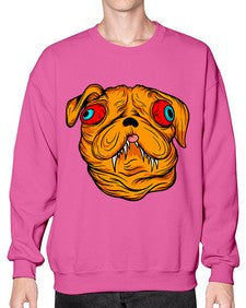Dog 95# - cartoon animals- Sweatshirt - Crew