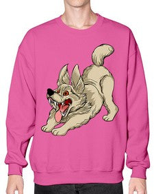 Dog 96# - cartoon animals- Sweatshirt - Crew