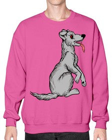 Dog 97# - cartoon animals- Sweatshirt - Crew