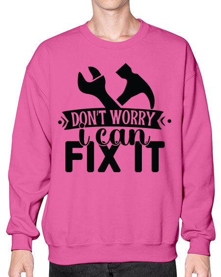 Dont Worry I Can Fix It 723# - nail tech- Sweatshirt - Crew