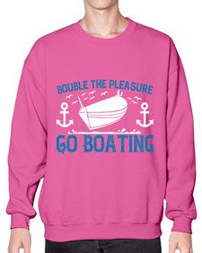 Double the Pleasure Go Boating 15# - boats- Sweatshirt - Crew