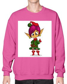 Elf 118# - cartoon general- Sweatshirt - Crew