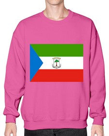 Equatorial Guinea 711# - world flags- Sweatshirt - Crew