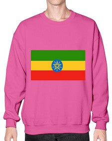 Ethiopia 715# - world flags- Sweatshirt - Crew