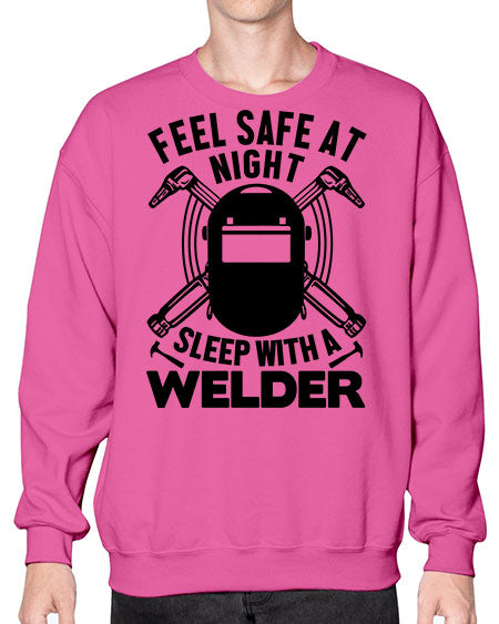 Feel safe at night Style 777# - welder- Sweatshirt - Crew