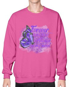 Forever In My Hear Alzheimer 149# - alzheimers- Sweatshirt - Crew