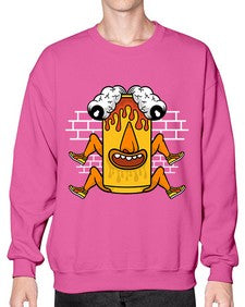 Fuck the weekend 128# - cartoon general- Sweatshirt - Crew