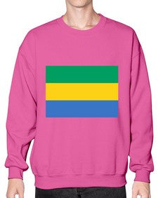 Gabon 754# - world flags- Sweatshirt - Crew