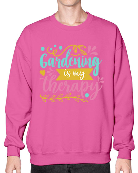 Gardening is my therapy Style 66# - summer- Sweatshirt - Crew