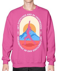 Get Stretched 225# - yoga- Sweatshirt - Crew
