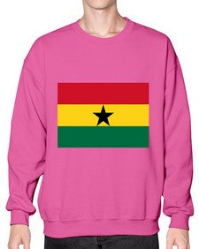 Ghana 768# - world flags- Sweatshirt - Crew