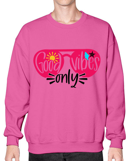 Good Vibes Only Style 42# - summer- Sweatshirt - Crew