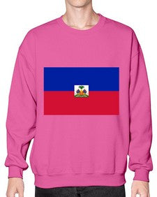 Haiti 802# - world flags- Sweatshirt - Crew