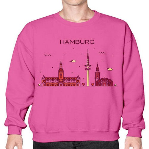 Hamburg 807# - cities- Sweatshirt - Crew