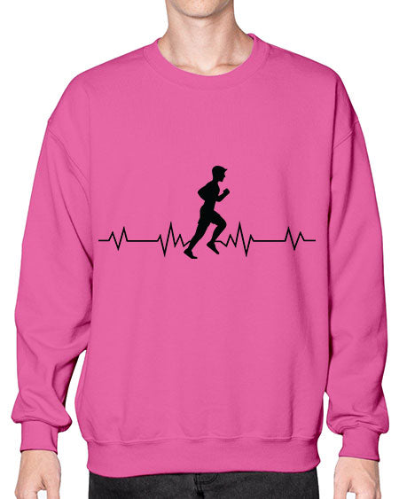 Heart Beat Runner - sports general- Sweatshirt - Crew
