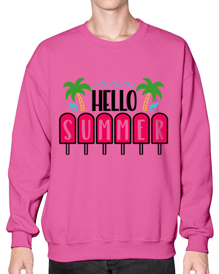 Hello Summer Style 39# - summer- Sweatshirt - Crew