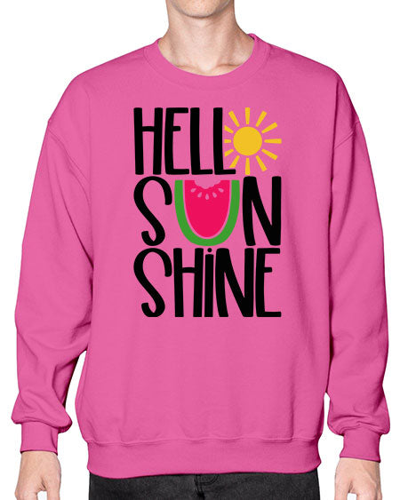 Hello Sunshine Style 37# - summer- Sweatshirt - Crew