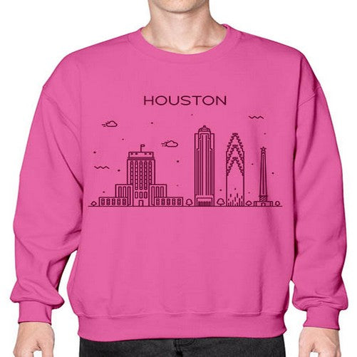Houston 908# - cities- Sweatshirt - Crew
