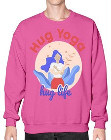 Hug Yoga Hug Life 261# - yoga- Sweatshirt - Crew