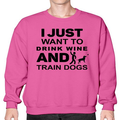 I Just Want to Drink Style 43# - dogs- Sweatshirt - Crew