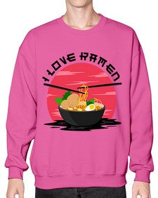 I Love Ramen 1142# - Ramen- Sweatshirt - Crew