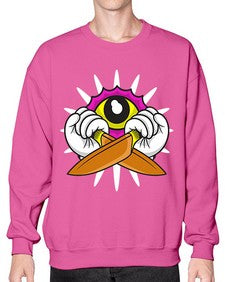 I spy you 140# - cartoon general- Sweatshirt - Crew