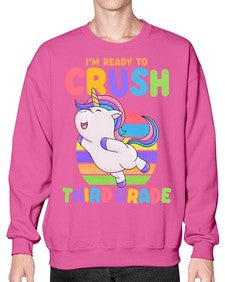Im Ready to Crush third 392# - third grade- Sweatshirt - Crew