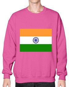 India 937# - world flags- Sweatshirt - Crew