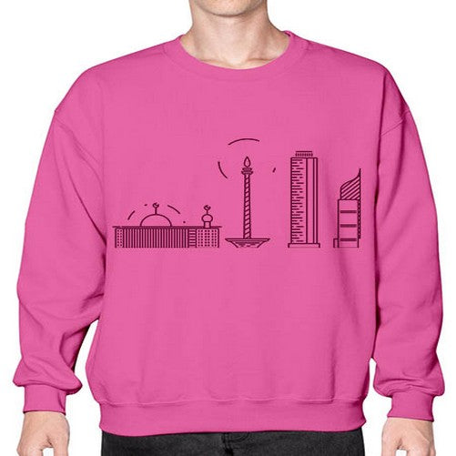 Jakarta 983# - cities- Sweatshirt - Crew