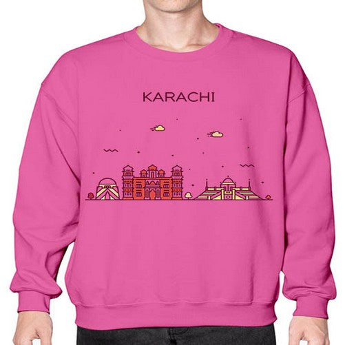 Karachi 1024# - cities- Sweatshirt - Crew