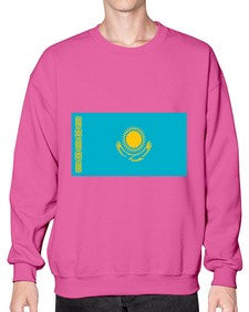 Kazakhstan 1032# - world flags- Sweatshirt - Crew