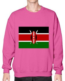 Kenya 1047# - world flags- Sweatshirt - Crew