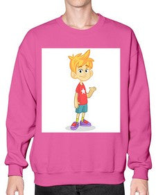 Kid 148# - cartoon general- Sweatshirt - Crew
