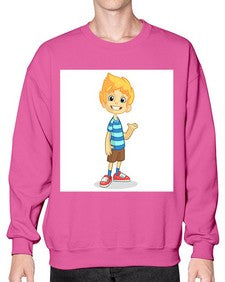 Kid 151# - cartoon general- Sweatshirt - Crew