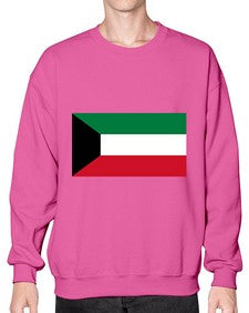 Kuwait 1094# - world flags- Sweatshirt - Crew